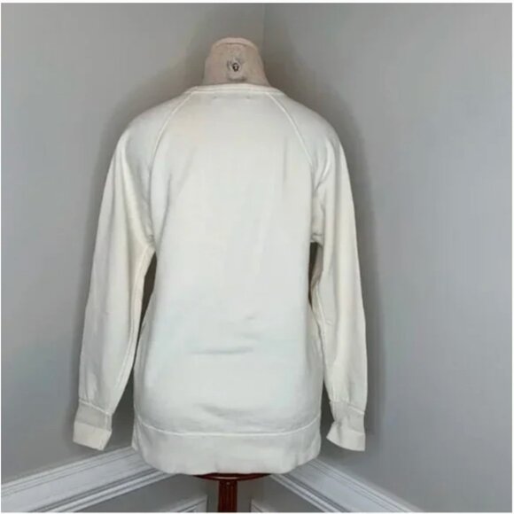 J. Crew Crew Neck Zipper Side Accents Sweatshirt Size XS - Picture 2 of 7